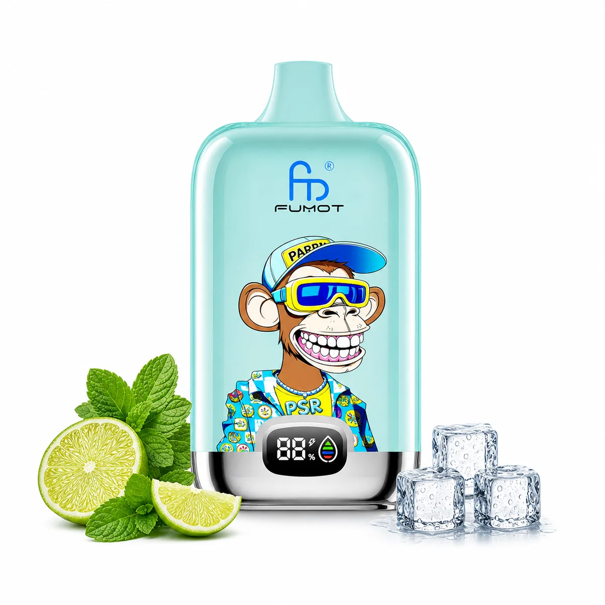 fumot-digital-box-12000-einweg-e-zigarette-cuban-menthol-mojito image 1