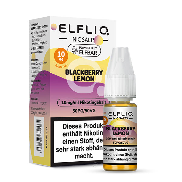 elfliq-blackberry-lemon-nikotinsalz-liquid-10-ml image 2