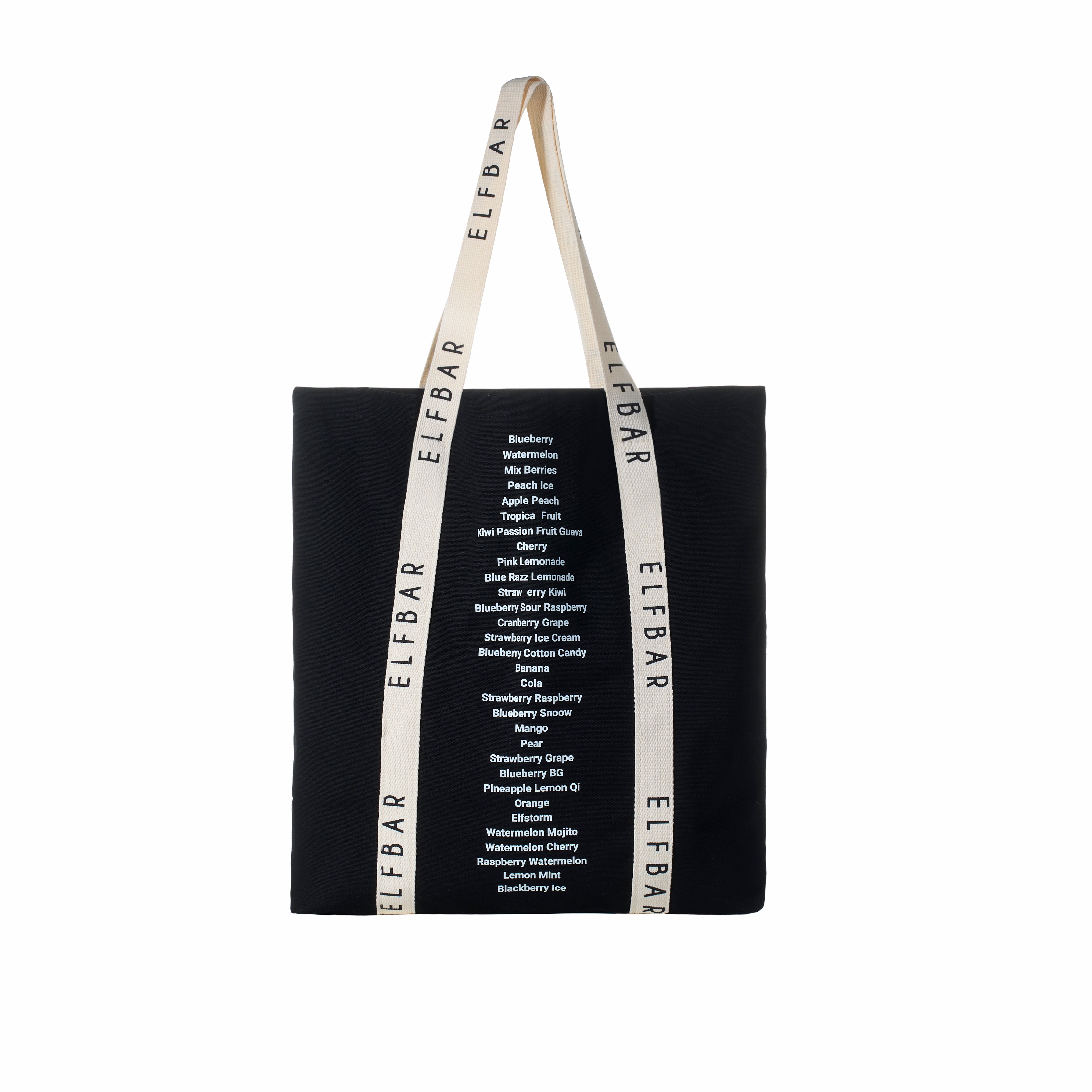 elfbar-shopping-bag-schwarz-strapazierf-hige-einkaufstasche image 1